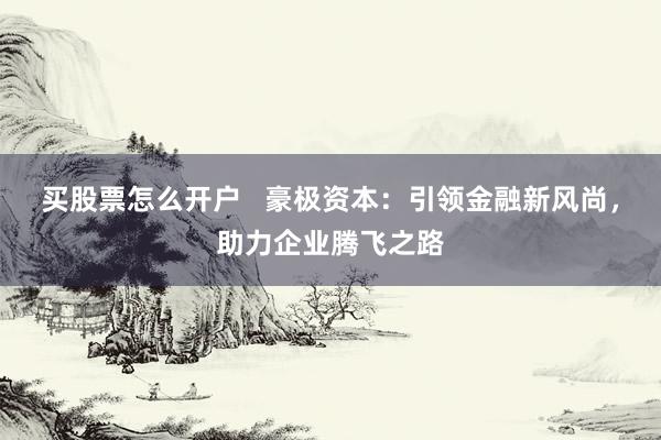买股票怎么开户   豪极资本：引领金融新风尚，助力企业腾飞之路