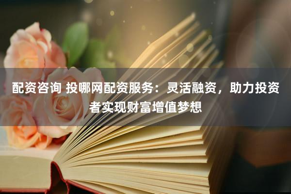 配资咨询 投哪网配资服务：灵活融资，助力投资者实现财富增值梦想